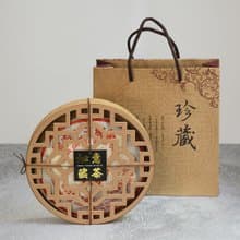 【獨家禮盒】 中茶牌經典陳年普洱茶-2002年極品老熟餅-乾倉存放