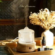 【現貨 母親節禮物】水氧機 可充電實木玻璃高級機型 80ML 質感佳