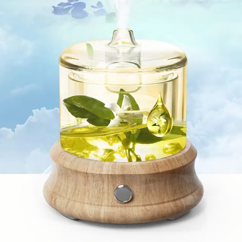 【現貨 母親節禮物】水氧機 可充電實木玻璃高級機型 80ML 質感佳