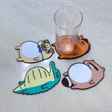 動物系列 我想躺平矽膠杯墊∣實用小廢物