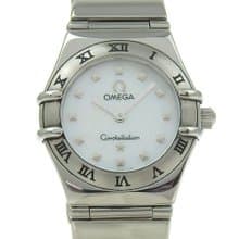 【日本直送】オメガ OMEGA コンステレーションミニ 腕時計 マイチョイス 1561.71 SS クオーツ ホワイトシェル文字盤 レディース【中古】