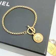 老件新作 幸運草鈕扣墜子手鍊Reworked