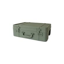 【八幡化成】TRUNKSTORY 復古造型 行李收納箱 M 焙茶綠