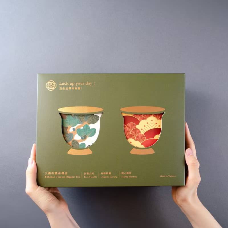 【弗貝多】年末獻禮 | 天鑫得獎有機茶葉禮盒 包種茶100g/2盒