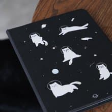 厭世貓星人 防摔皮革IPAD保護套 附筆槽位