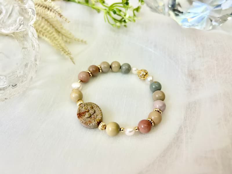 花牌阿拉善手鍊 阿拉善瑪瑙 阿拉善瑪瑙手鍊 手作飾品 手作手鍊