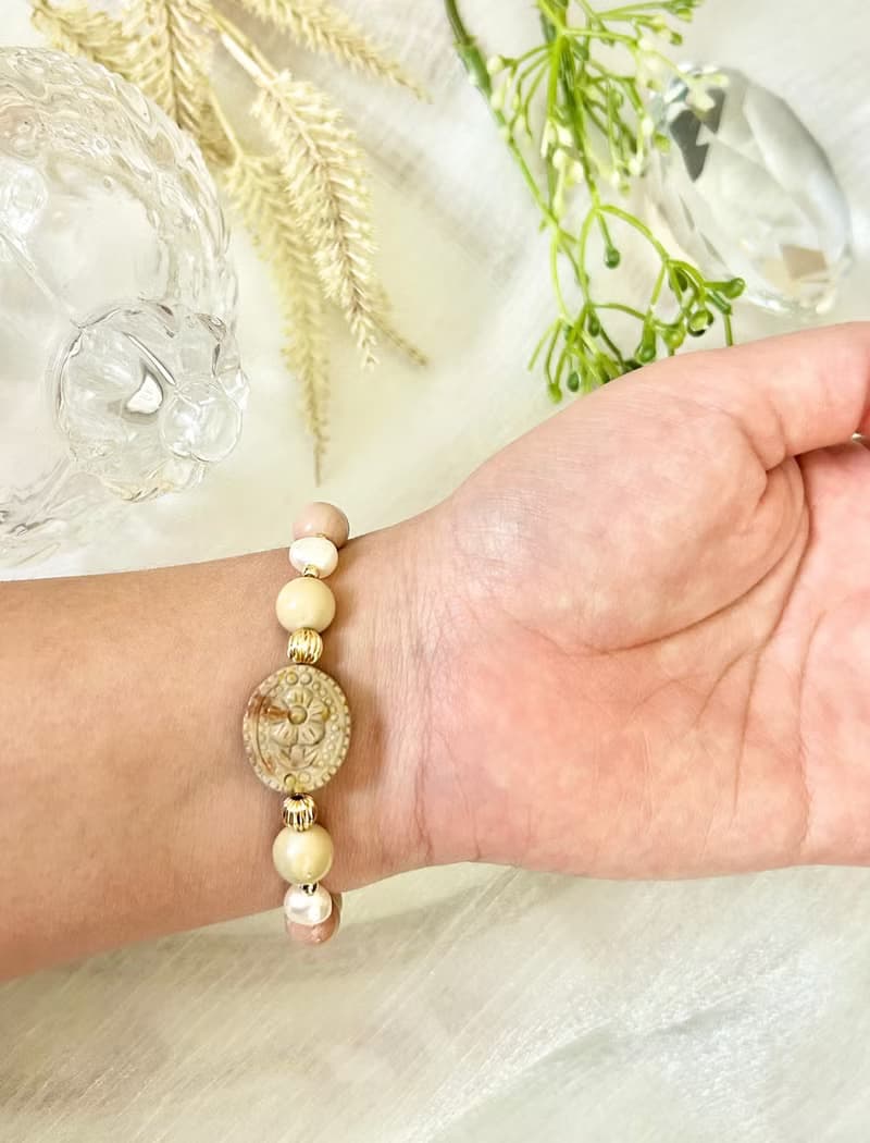 花牌阿拉善手鍊 阿拉善瑪瑙 阿拉善瑪瑙手鍊 手作飾品 手作手鍊