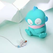 Hangyodon經典系列-人魚漢頓晶鑽純銀項鍊