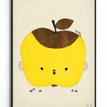 Elisabeth Dunker - 瑞典藝術家設計海報 APPLE PAPPLE POSTER