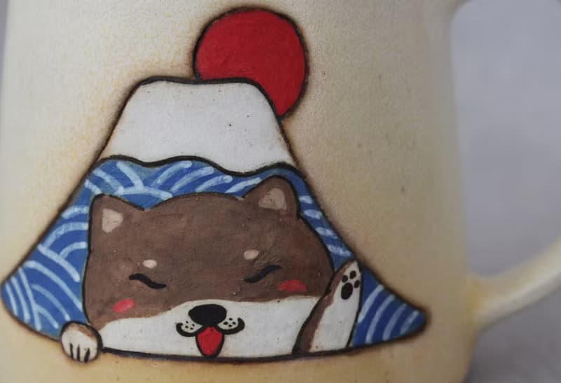 招柴版 富士山咖啡杯