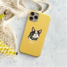 iPhone 11/11max/SE2/12/12mini寵物愛旅行可加字耐震磨砂手機殼
