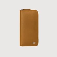 【免費升級送禮包裝】亞當 8卡拉鍊長夾-淺棕/BF504-601-CS