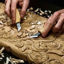 DIY 手作雕刻材料包-花紋(Chip Carving)