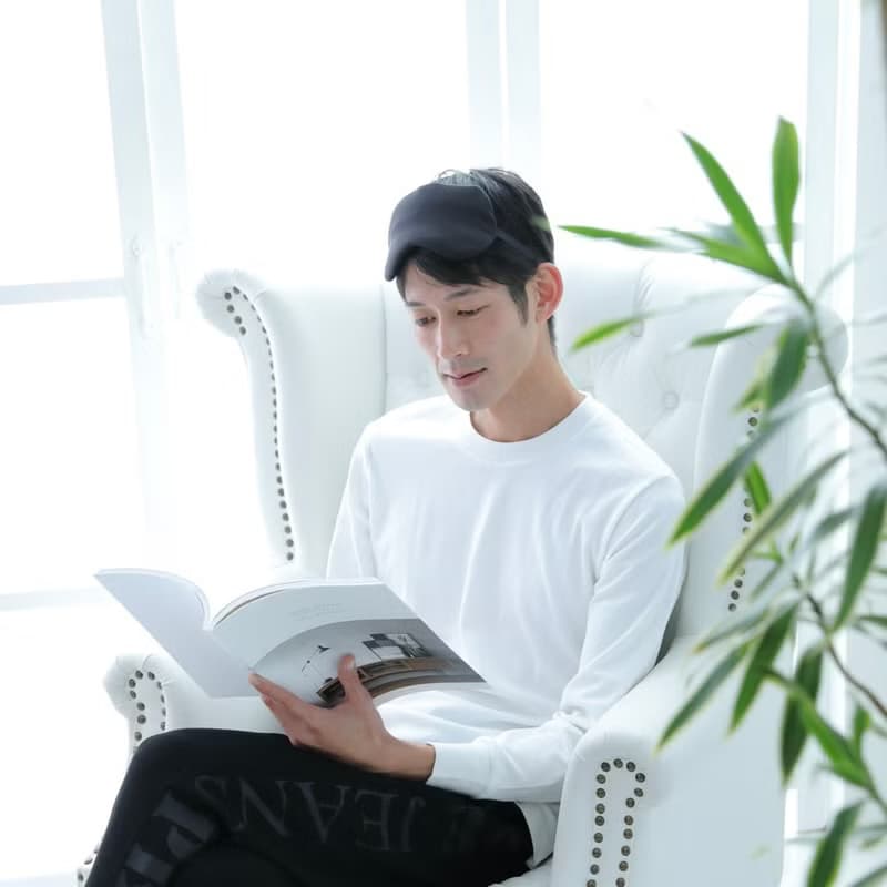 【父親節免費禮品包裝】日本眼罩 Linen Black  |有附收納袋