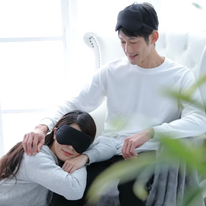 【父親節免費禮品包裝】日本眼罩 Linen Black  |有附收納袋