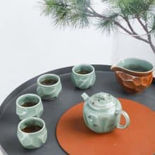 【聖誕禮盒】水立方龍泉手作青瓷中式組合茶器輕奢整套禮盒