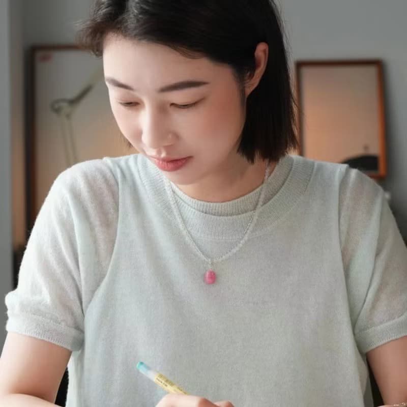 原創十二生辰石十二星座守護石項鏈天然寶石白瑪瑙項鏈生日禮物