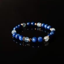 輕設計系列 // 藍晶石海洋藍寶 手鍊 // 溝通 表達 觀察力