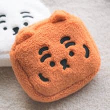 躺肥虎  方型毛絨收納包 / 零錢包 / 拉鍊收納袋