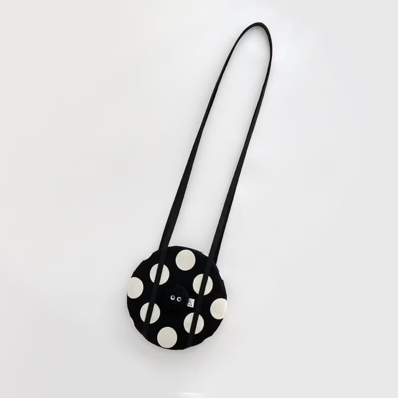 圓圓點點毛毛小精靈隨身小包/肩揹包/斜揹包