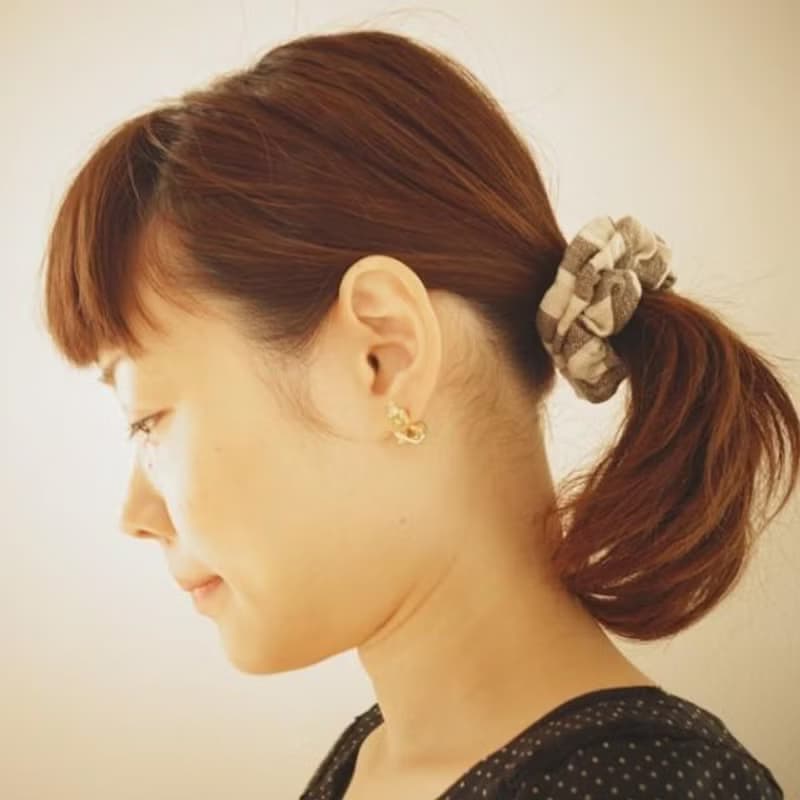 グリとラテュの猫ピアス　ラテュ　マットゴールド　 片耳