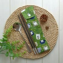 【防水餐具袋】可愛熊 / 盥洗袋