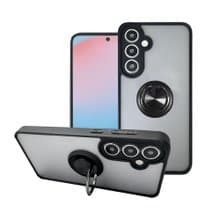 CASE SHOP 三星 A56 5G 指環支架站立保護殼-黑