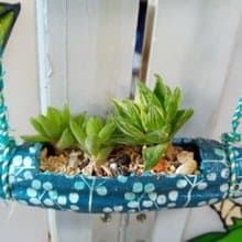 台中 海廢浮球花器 (一人成團)