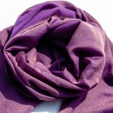 喀什米爾Cashmere 編織羊絨圍巾 羊毛真絲披巾 戒指絨披肩-雙色