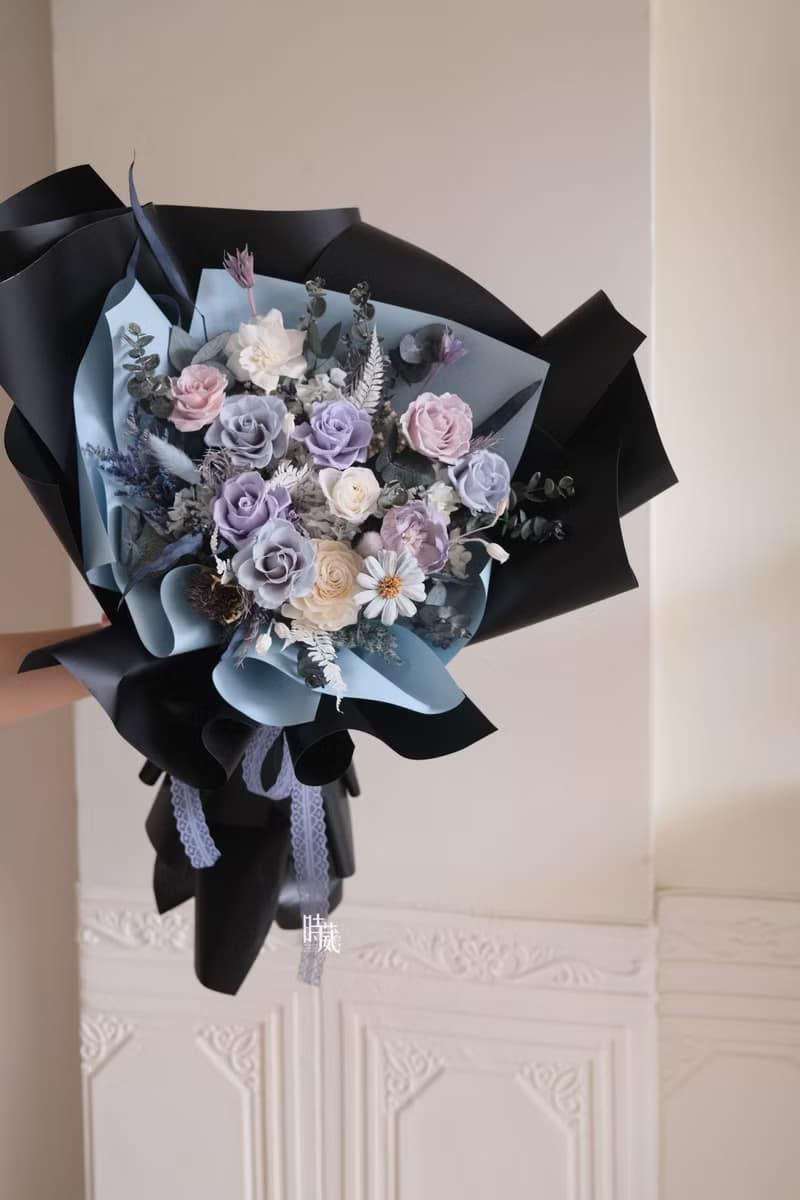 沈穩 不凋花花束