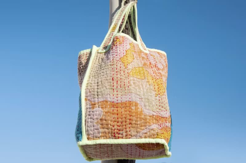 紗麗布手拿包 古布手提包 手工刺繡小物袋 手工縫紗麗布便當袋-彩