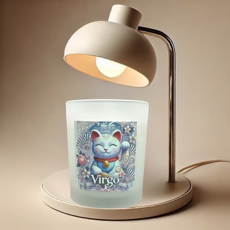12星座 處女座香氛燭杯 招財貓與星座的創新結合 為生活增添幸福