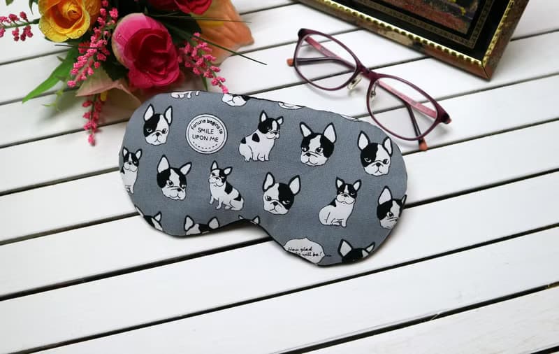 Dog 狗 犬 可調式 睡眠眼罩  紅豆溫敷眼罩 mask
