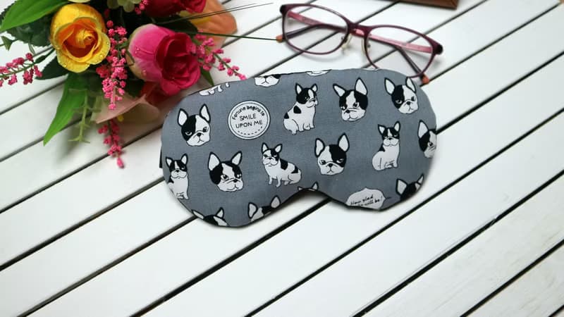 Dog 狗 犬 可調式 睡眠眼罩  紅豆溫敷眼罩 mask