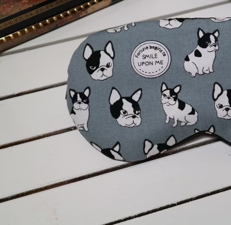 Dog 狗 犬 可調式 睡眠眼罩  紅豆溫敷眼罩 mask