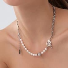 LunaWhisker 貓咪星辰喵珍珠項鍊手鍊兩用款