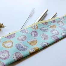 防水印花環保袋組(內含吸管組或餐具組-2擇1)