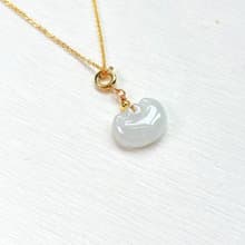 【願‧事事如意】翡翠如意吊飾 14K包金 | 天然緬甸A貨翡翠 |送禮