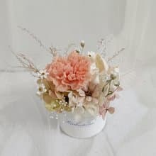 情人節禮物花束永生康乃馨盆花  生日求婚結婚捧花永生乾燥花畢業