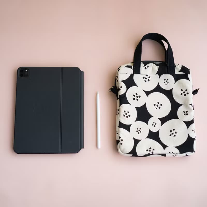 ipad pro 兩用鋪棉收納包 手提斜背 內袋 可挑選花布訂製 保護套