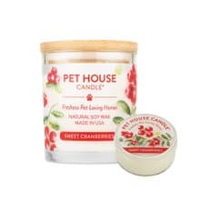【美國PET HOUSE】室內除臭寵物香氛蠟燭-蔓越莓