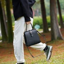 【切線派】2 Ways手提医生包口金包时尚真皮斜挎包 磁扣版