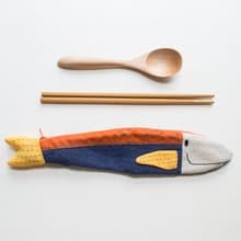 Travelling Tuna cutlery pouch - Dusk