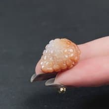 【限時優惠】飄紅翡翡翠葡萄吊墜 | 天然A貨翡翠 | 送禮