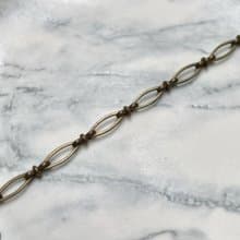 老林雜貨 | 黃銅蕾花手鍊