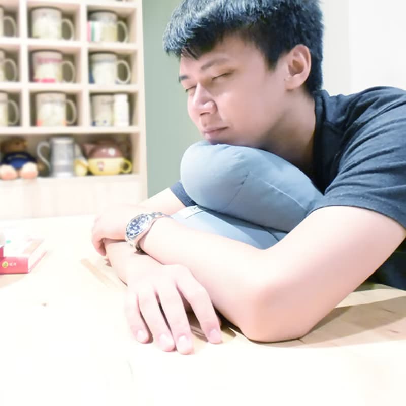 微粒型小睡枕-芥末黃 | 助眠.午休枕.靠枕.輕鬆.舒壓
