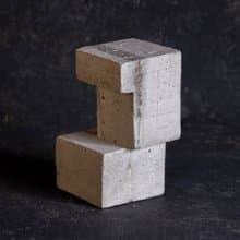 コンクリートブックエンド四角形 単品販売