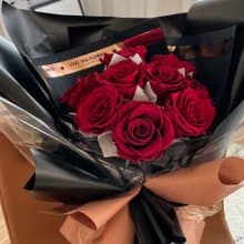 Flora Flower永生玫瑰花束-非你不可