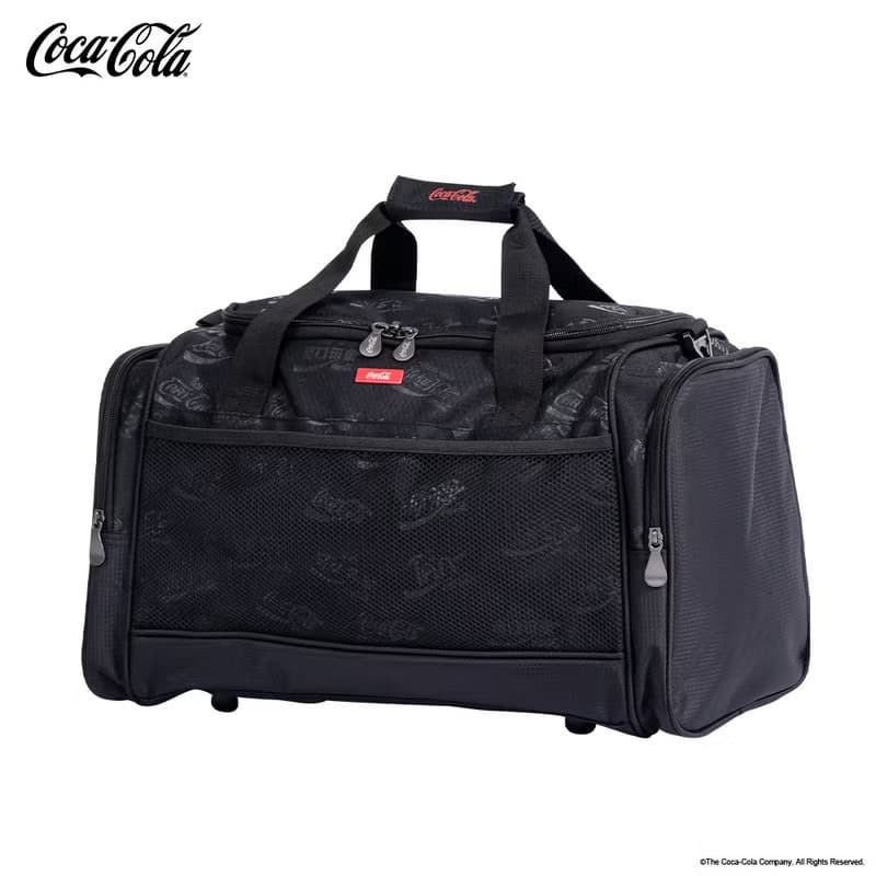 【Coca-Cola可口可樂】大容量旅行包 運動包 手提包(附背帶)