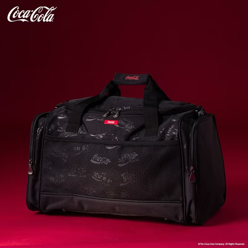 【Coca-Cola可口可樂】大容量旅行包 運動包 手提包(附背帶)